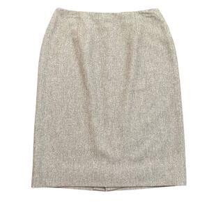J Tiktiner Womens vintage skirt, light brown pencil size 8